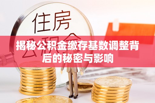阳新揭秘公积金缴存基数调整背后的秘密与影响