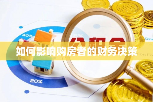 阳新如何影响购房者的财务决策