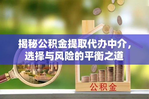 阳新揭秘公积金提取代办中介，选择与风险的平衡之道