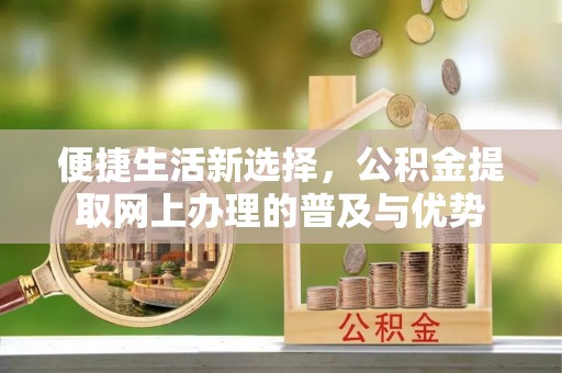 阳新便捷生活新选择，公积金提取网上办理的普及与优势