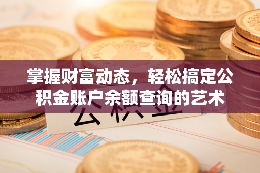阳新掌握财富动态，轻松搞定公积金账户余额查询的艺术
