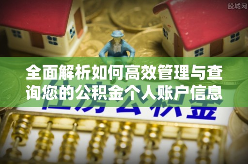 阳新全面解析如何高效管理与查询您的公积金个人账户信息